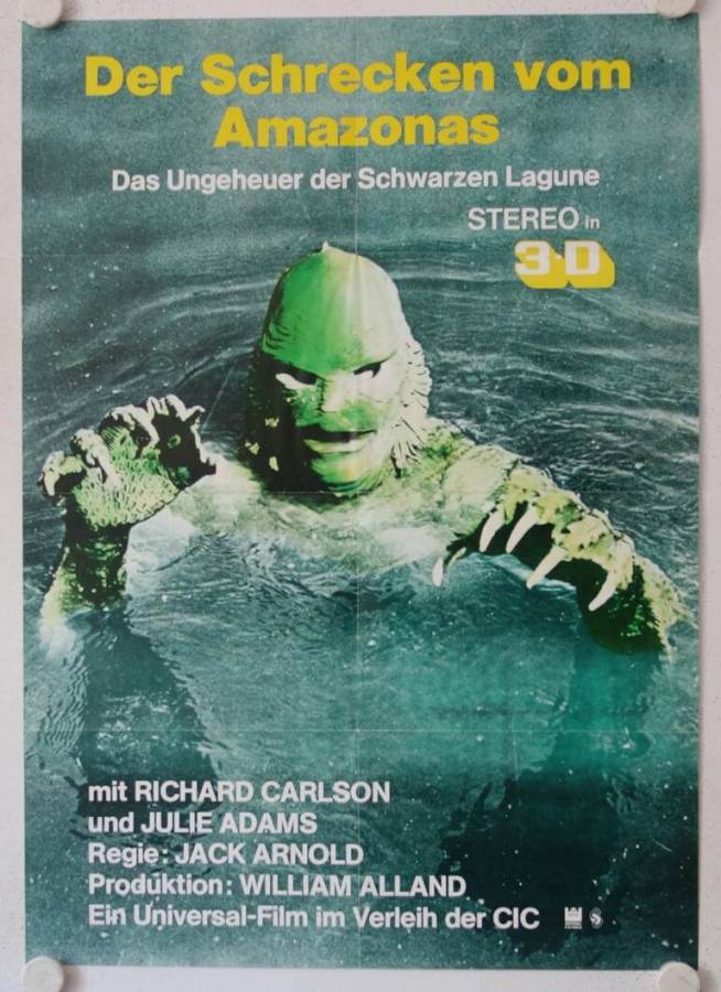 Creature from the Black Lagoon re-release german movie poster